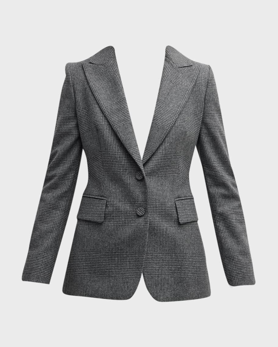 

Пиджак в клетку Catone из смесового кашемира Max Mara