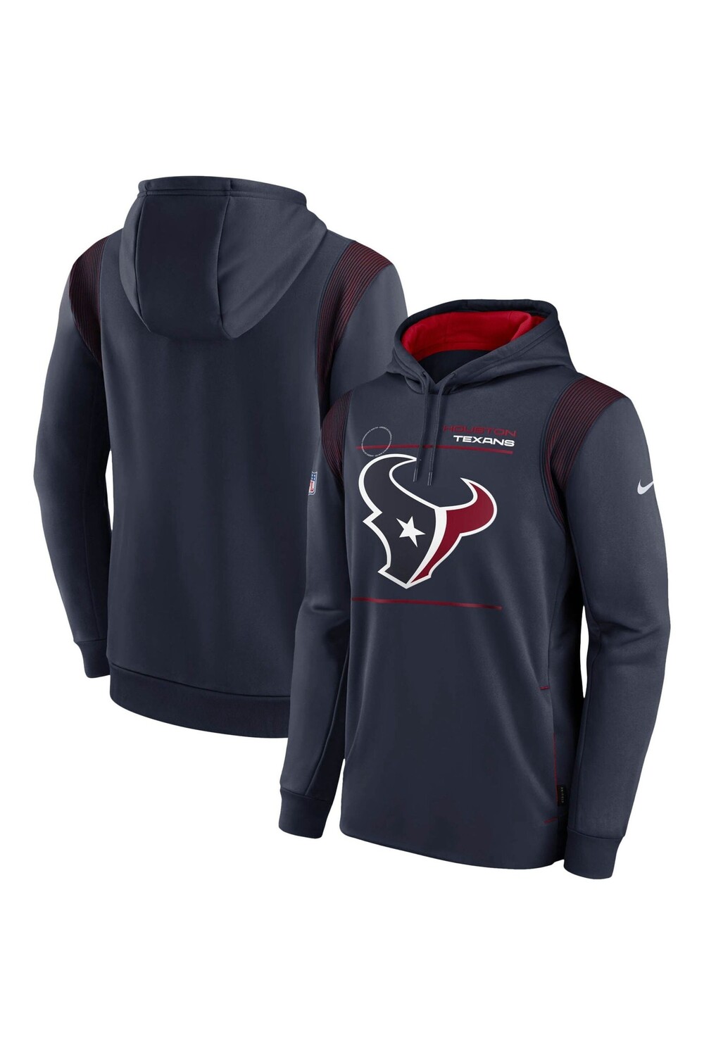 

Толстовка Nike Fanatics Houston Texans Side Therma Nike, синий