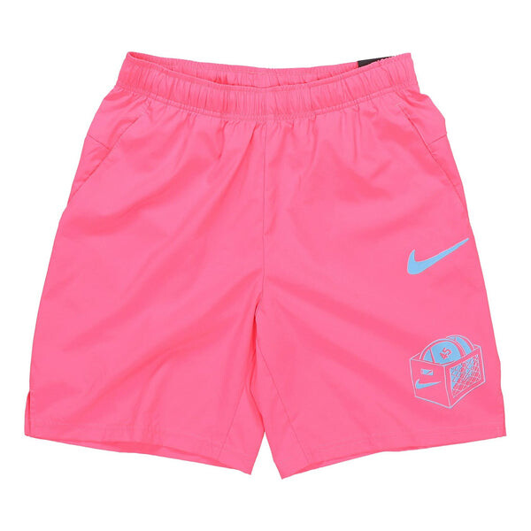 

Шорты Nike Flex Printing Woven Casual Sports Training Shorts Pink, розовый
