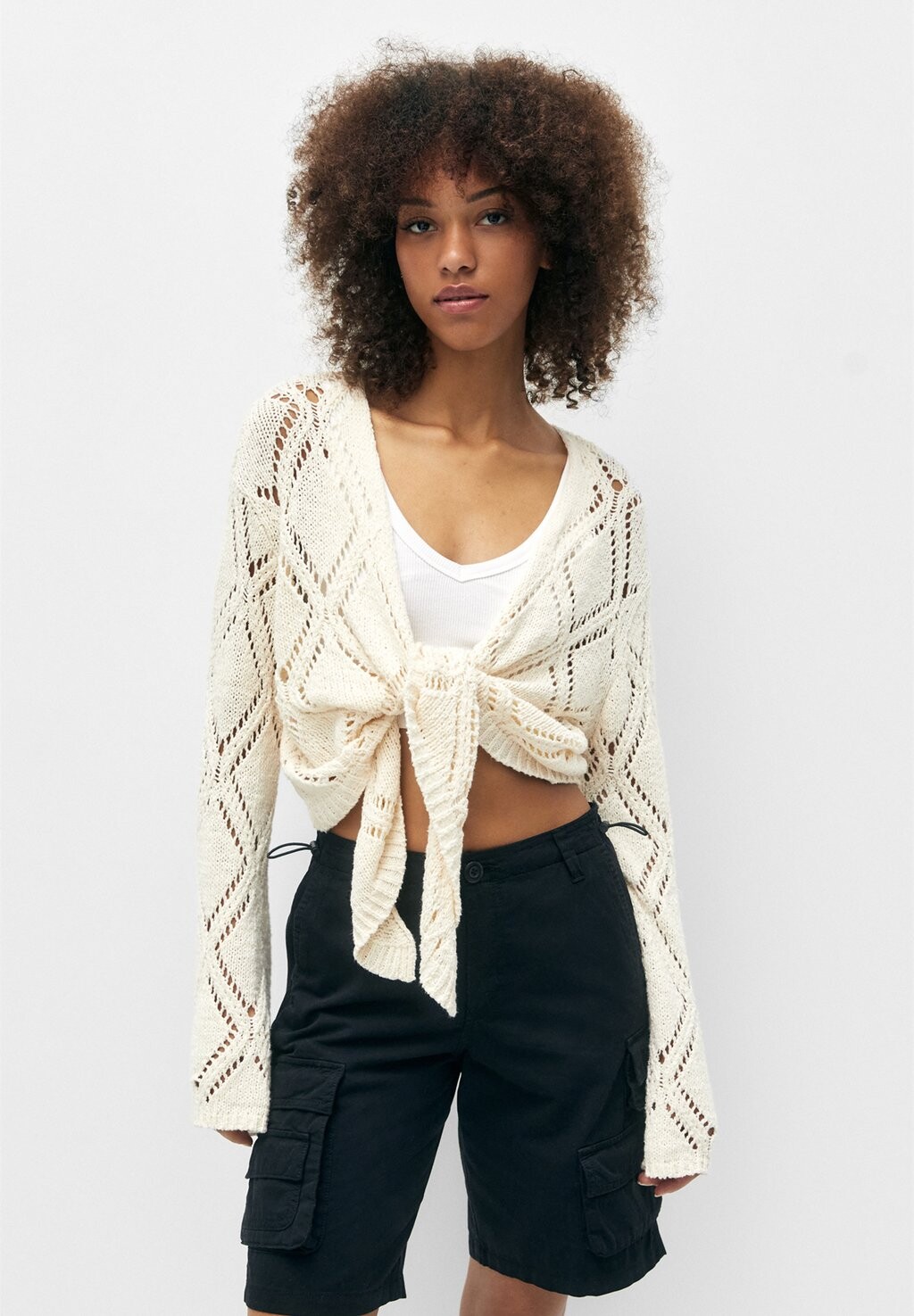 

Кардиган PULL&BEAR, Серый