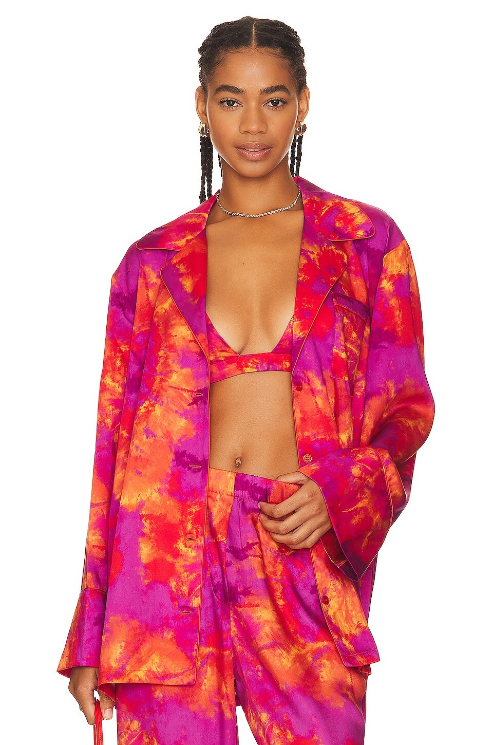

Топ Ronny Kobo Valentina, цвет Tie Dye Pink