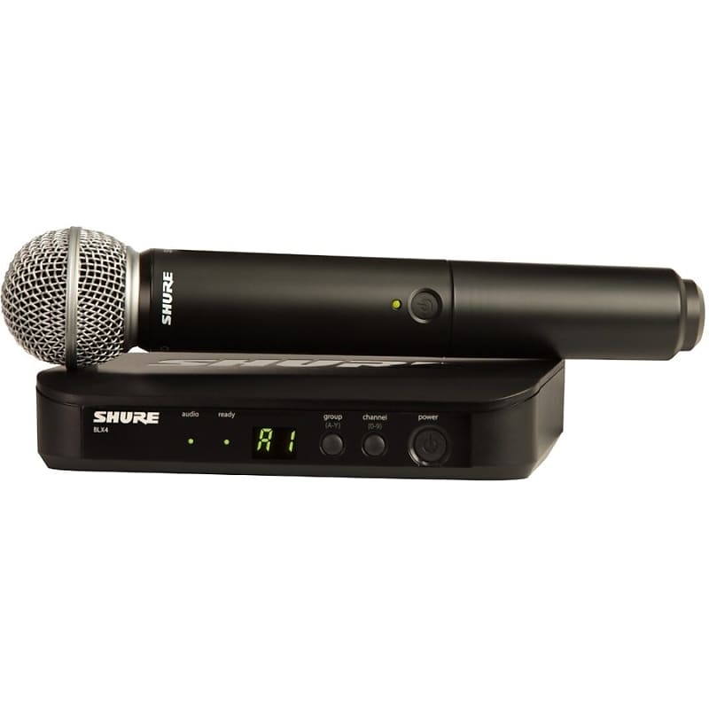Беспроводная микрофонная система Shure BLX24/SM58 Handheld Wireless Wireless SM58 Microphone System беспроводная микрофонная система electro voice r300 hd handheld wireless microphone system band c