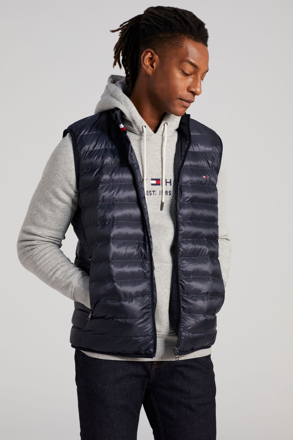 

Круглый складной жилет Blue Core Tommy Hilfiger, синий