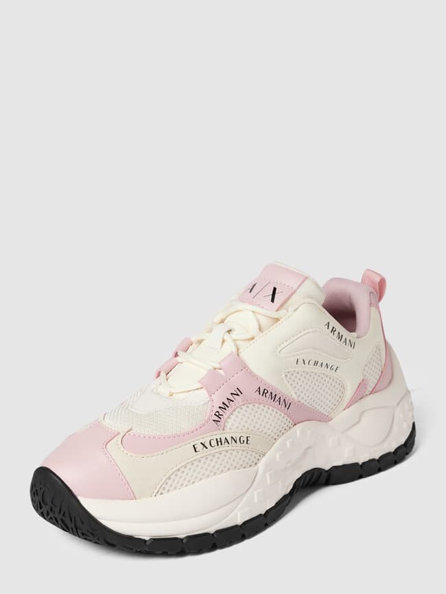 

Кроссовки с лейблом ARMANI EXCHANGE, светло-розовый