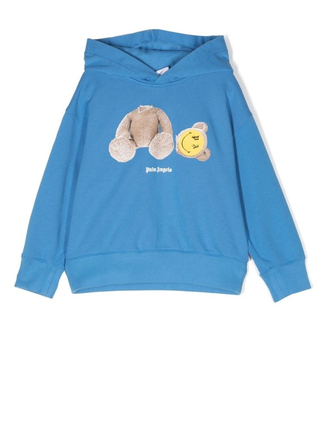 

Palm Angels Kids худи с принтом, синий