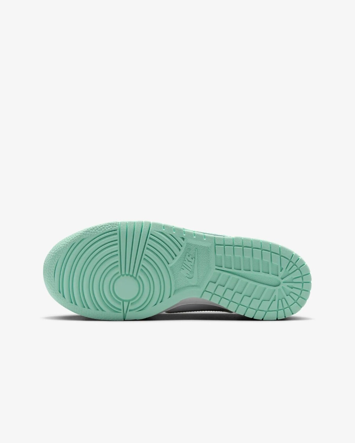 

Кроссовки Nike Dunk Low FZ3534-100 Kids 7 White Mint Leather Casual PAW279, белый