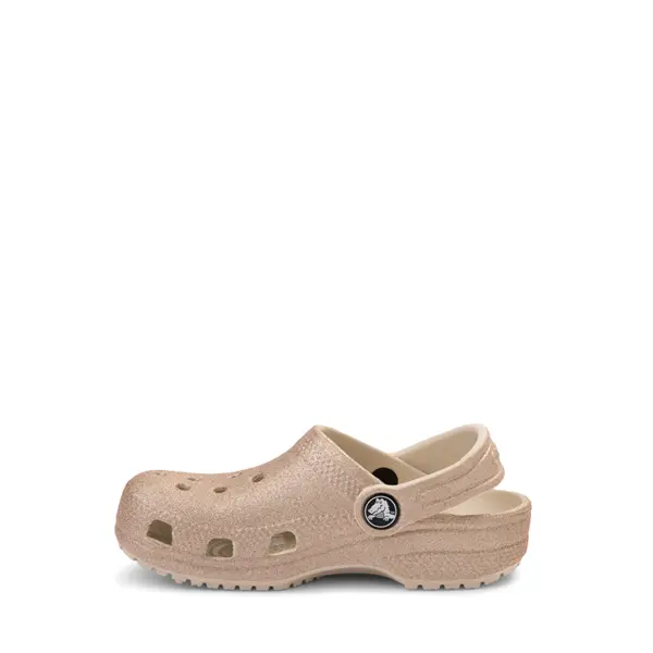

Сабо Crocs Classic Glitter Clog, цвет Champagne