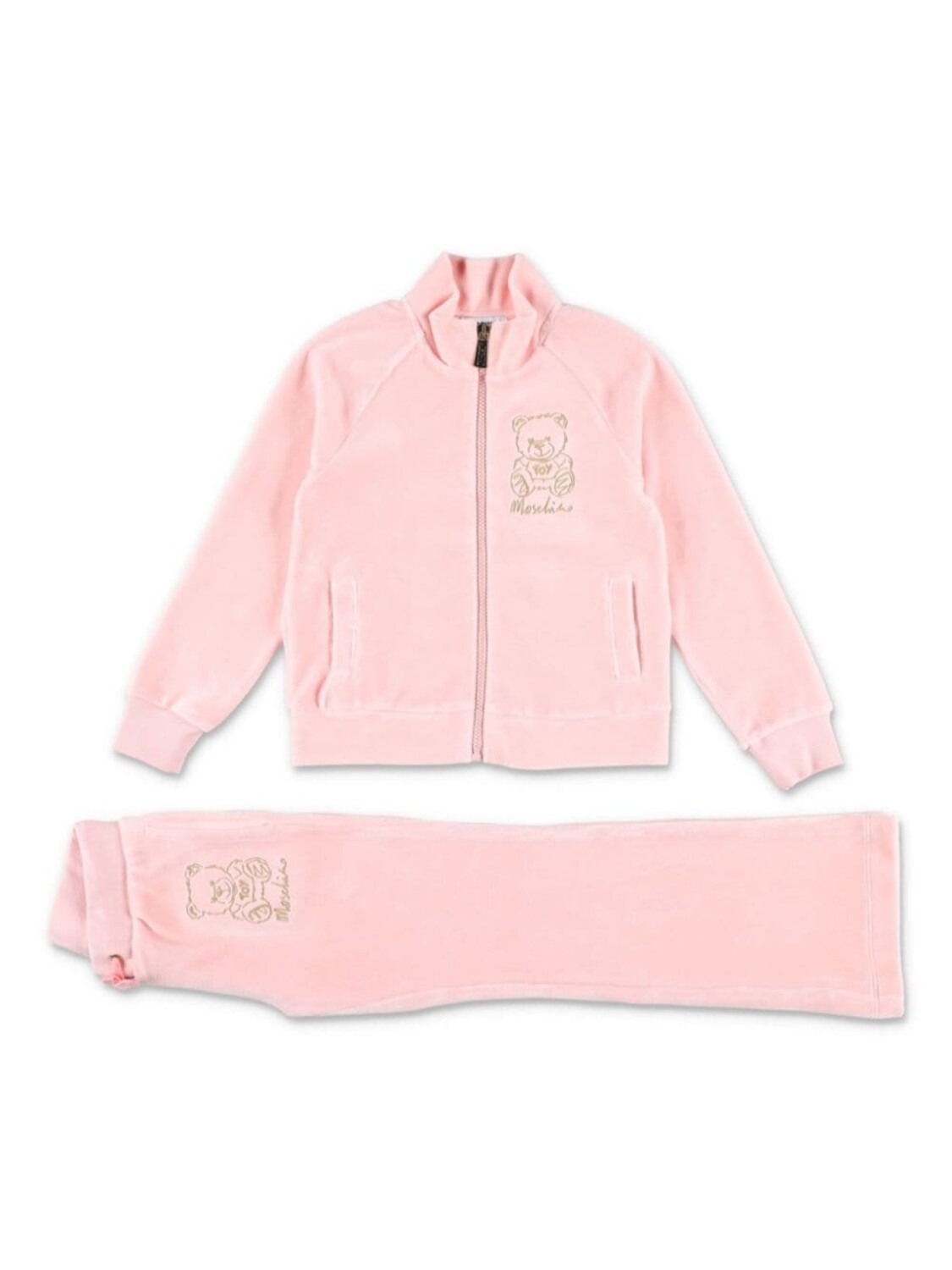 

Moschino Kids спортивный костюм с логотипом, розовый