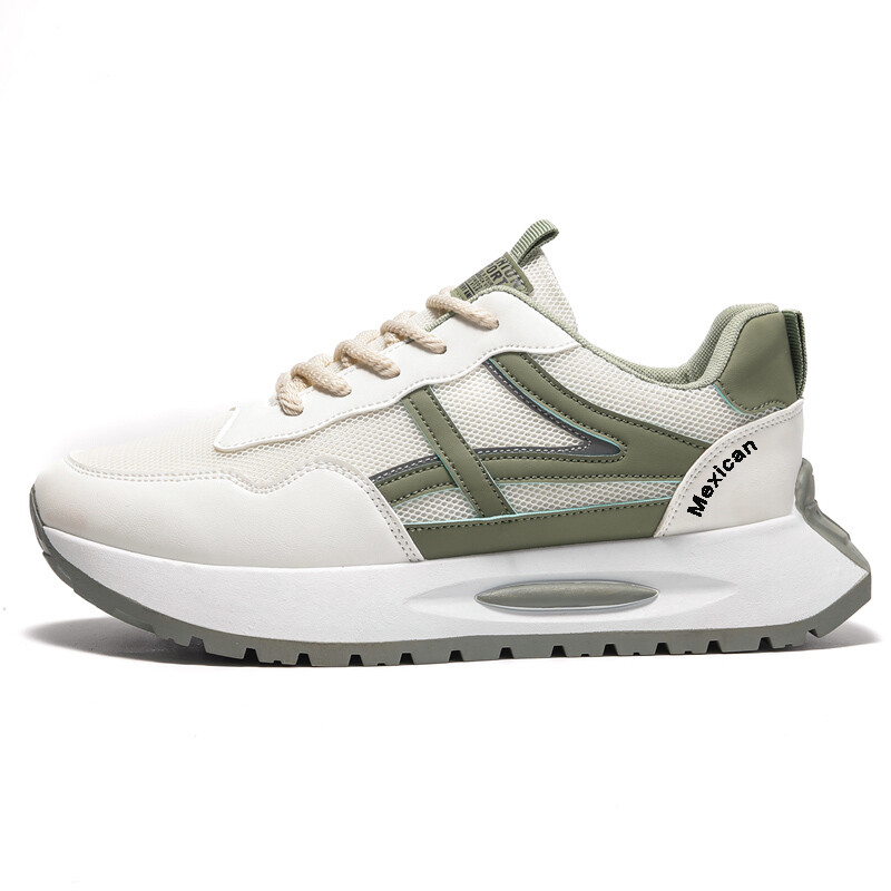 

Кроссовки мужские Lifestyle Shoes Men Low-Top Mexican, белый/зеленый