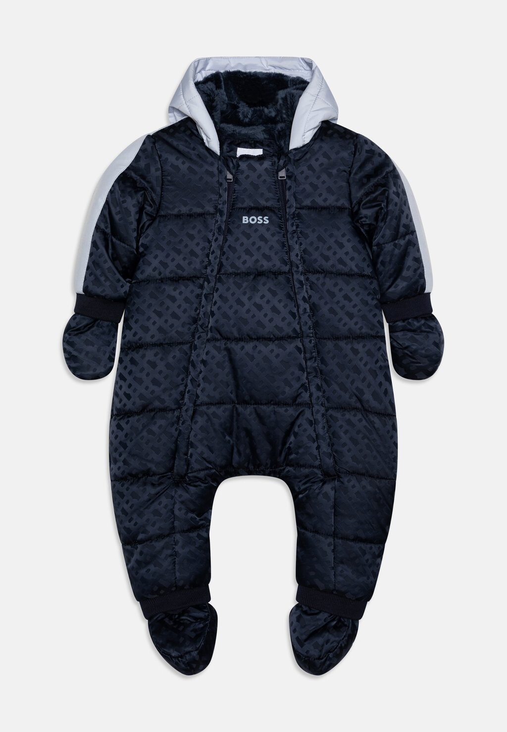 

Зимний комбинезон BABY ALL IN ONE UNISEX BOSS Kidswear, цвет navy