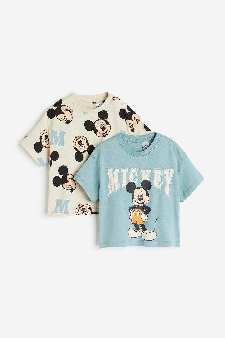 

Комплект из 2 хлопковых футболок H&M