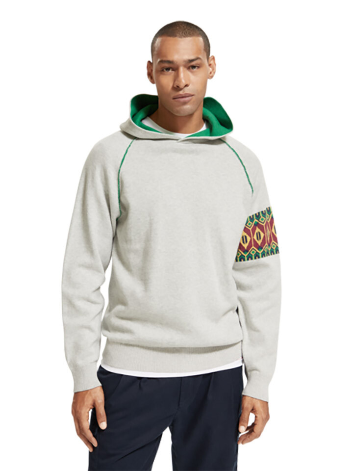 

Толстовка Scotch & Soda Hoodie, светло-серый