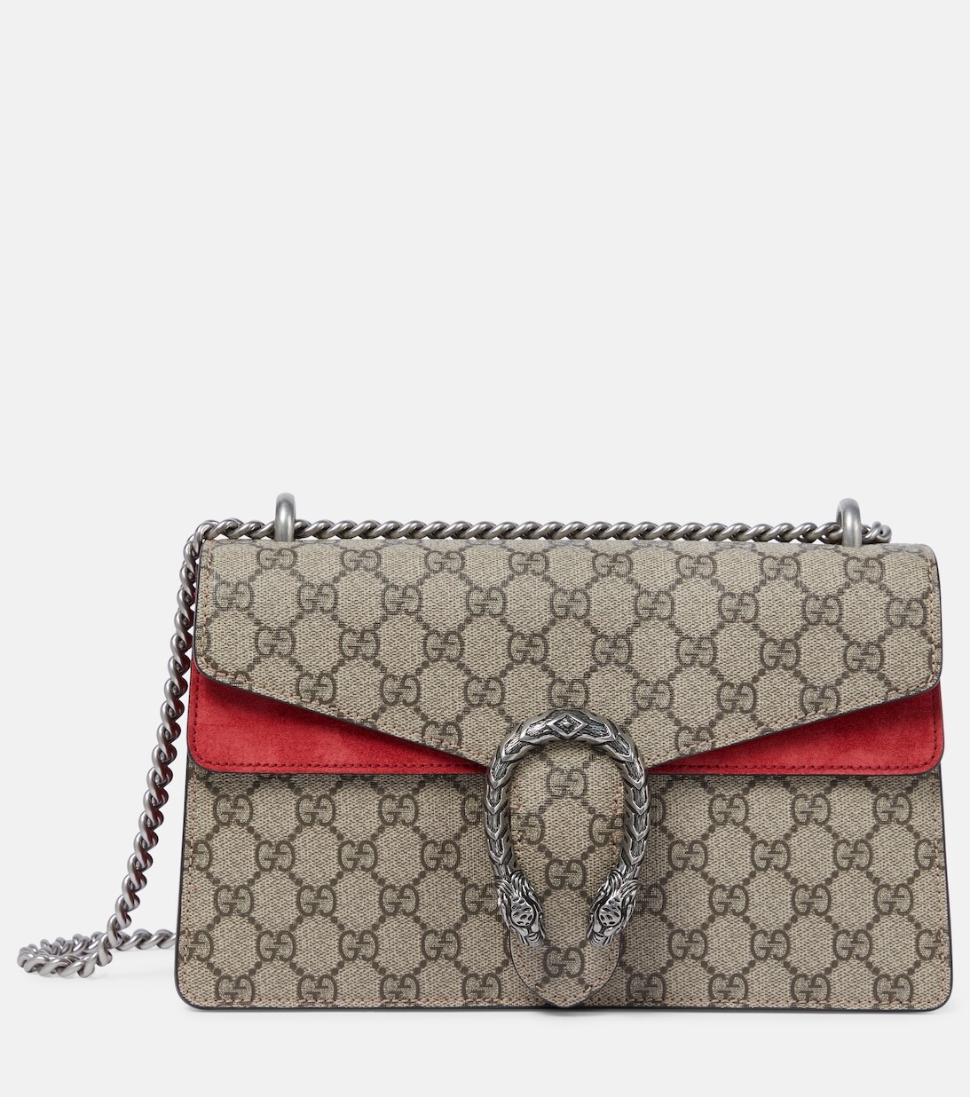 

Dionysus GG Supreme Маленькая сумка через плечо Gucci, красный
