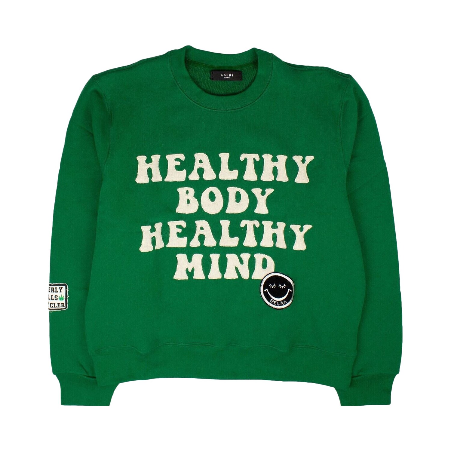 

Круглый вырез Amiri Healthy Body, зеленый