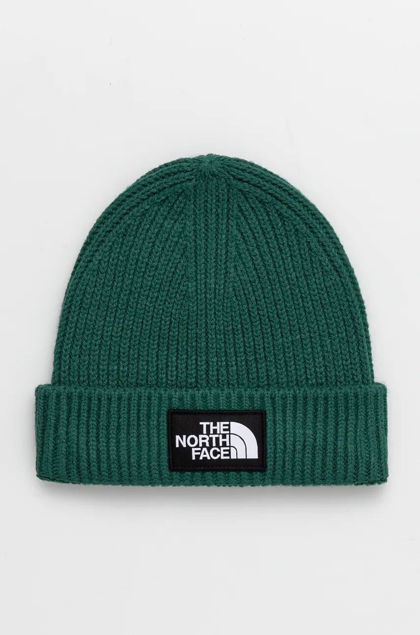 

Шапка с манжетами и логотипом The North Face TNF, зеленый