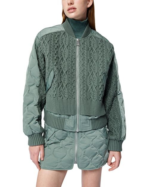 

Куртка Rollins в смешанной технике SIMKHAI, цвет Green