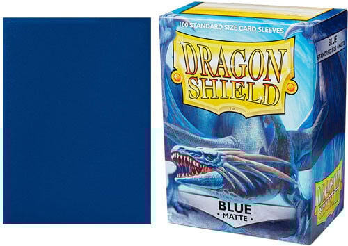 

Карточная игра Arcane Tinmen Dragon Shield Sleeves: Matte - Blue (100)