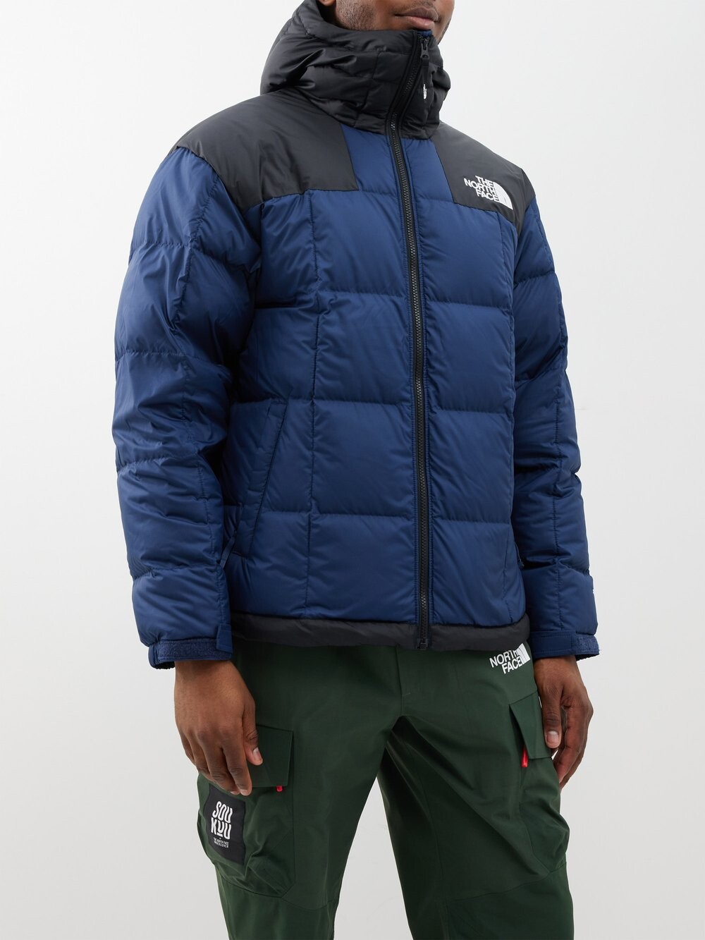 

Стеганая куртка lhotse с капюшоном The North Face, синий