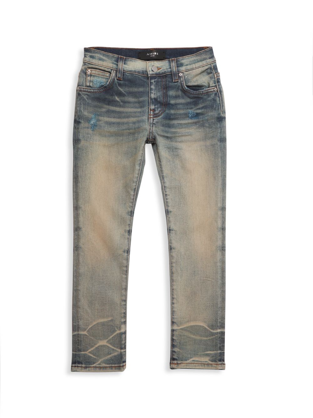 

Маленькие детские джинсы со стопкой Amiri, индиго