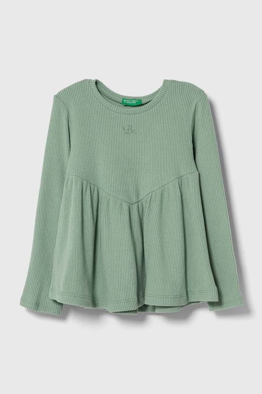 

Детская лонгслив United Colors of Benetton, зеленый