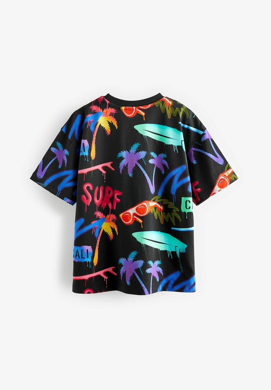 

Футболка с принтом All Over Short Sleeve Standard Next, черный