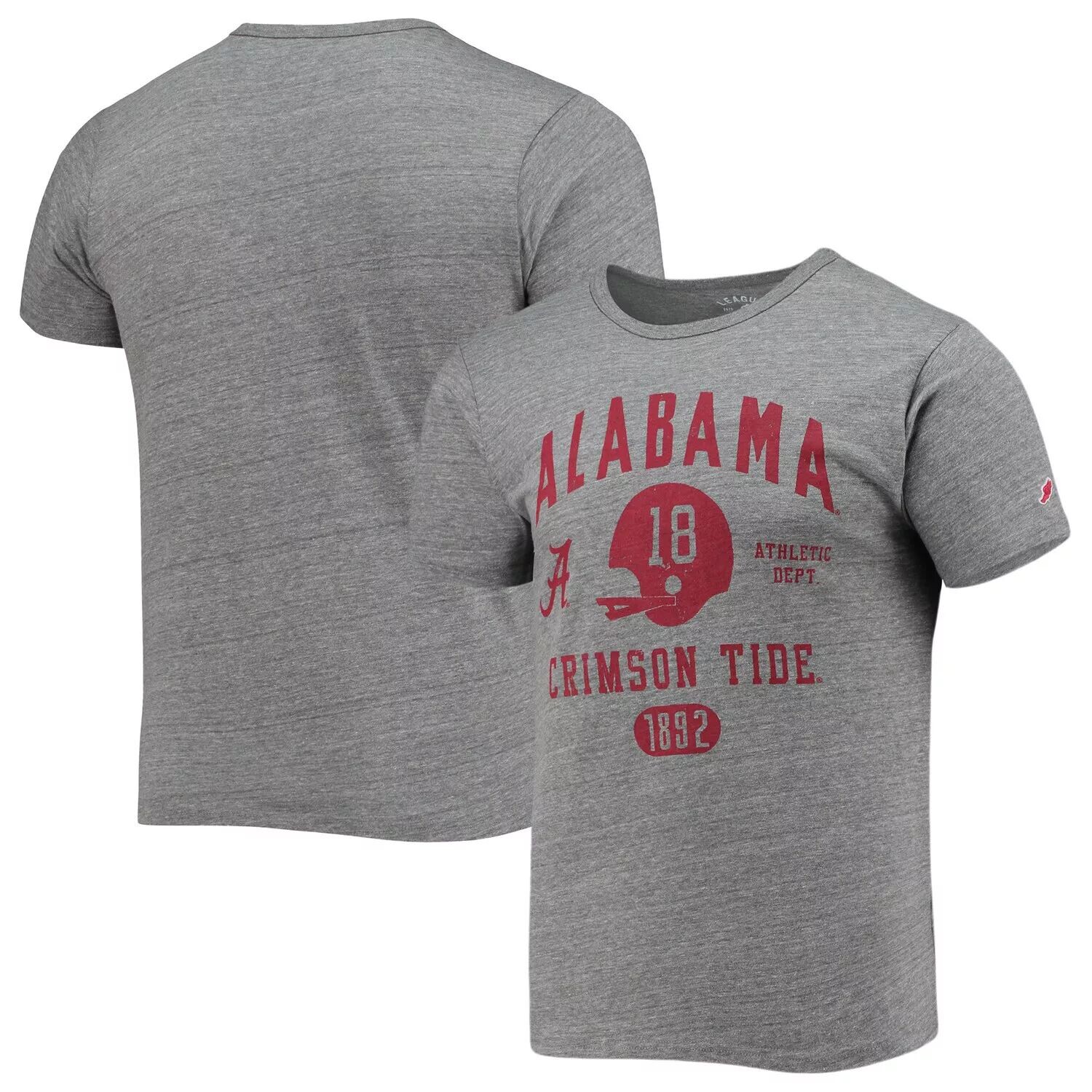 

Мужская студенческая одежда из верескового цвета Alabama Crimson Tide Football Locker Футболка Tri-Blend Victory Falls