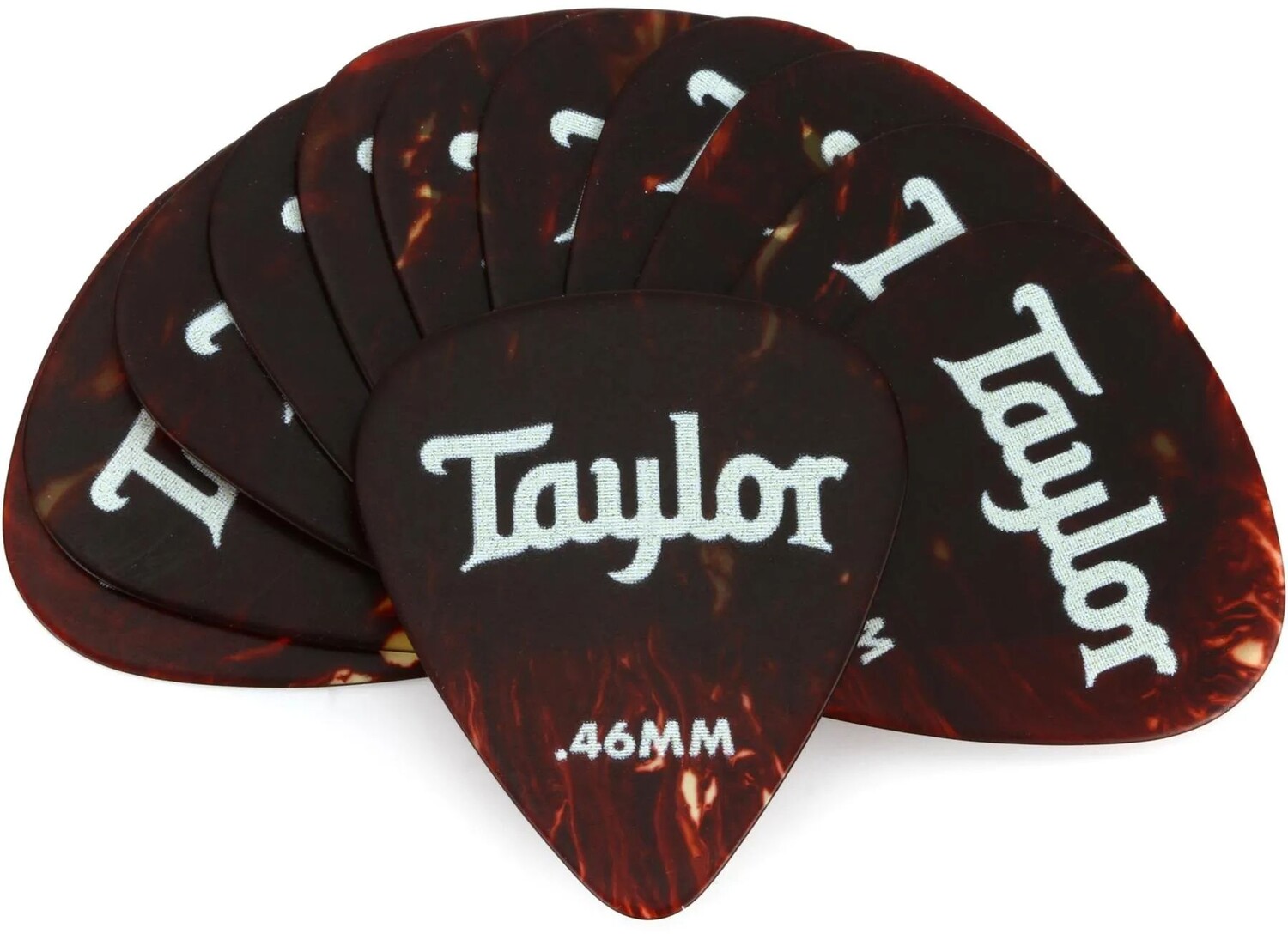 

Медиаторы Taylor Celluloid 351, 12 шт. в упаковке, черепаховый панцирь, 0,46 мм