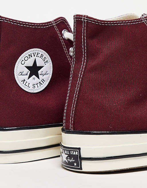 

Бордовые кроссовки Converse Chuck 70 Hi