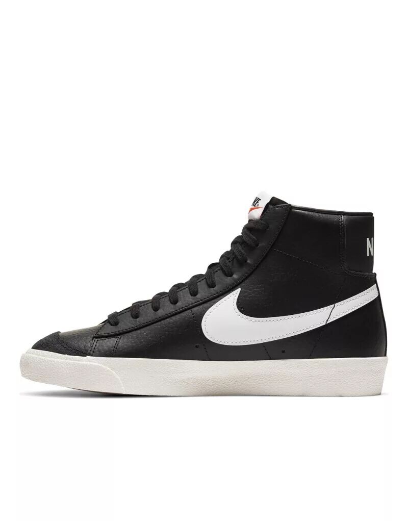 

Черные винтажные кроссовки Nike Blazer Mid '77