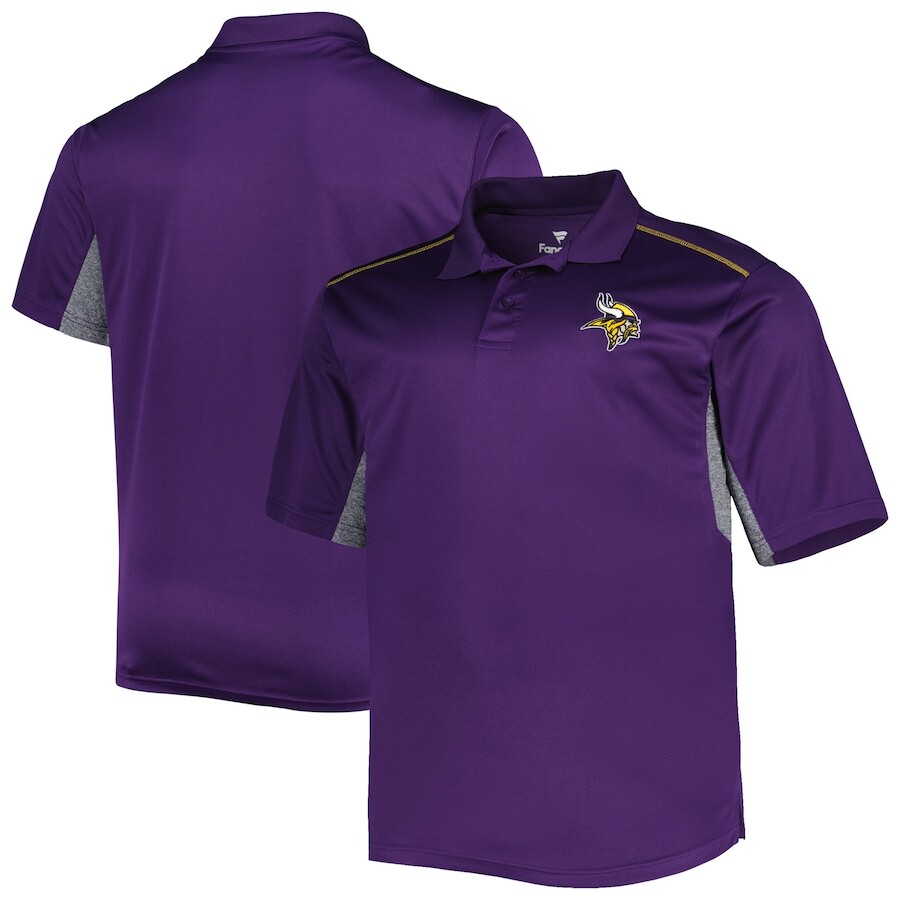 

Поло с коротким рукавом Fanatics Branded Minnesota Vikings, фиолетовый