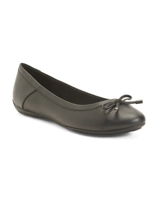 

Кожаные балетки Charlene Comfort Geox, черный