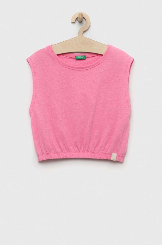 

Детский топ United Colors of Benetton, розовый
