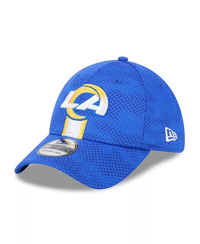 

Мужская кепка Royal Los Angeles Rams 2024 Sideline 39THIRTY Flex New Era, синий