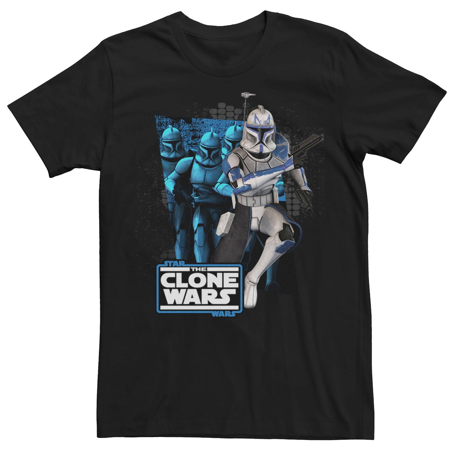 цена Мужская футболка: The Clone Wars Clone Captain Rex Mashup Star Wars