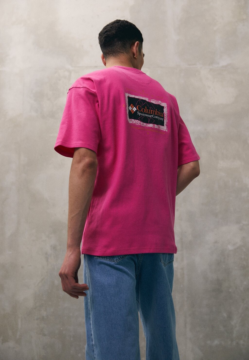 

Футболка с принтом WINTERTRAINER GRAPHIC TEE Columbia, фуксия шипучий