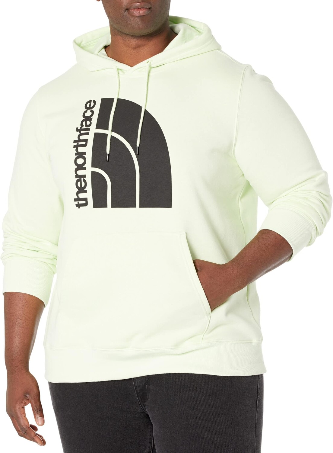 

Толстовка Jumbo с полукуполом The North Face, цвет Lime Cream/TNF Black