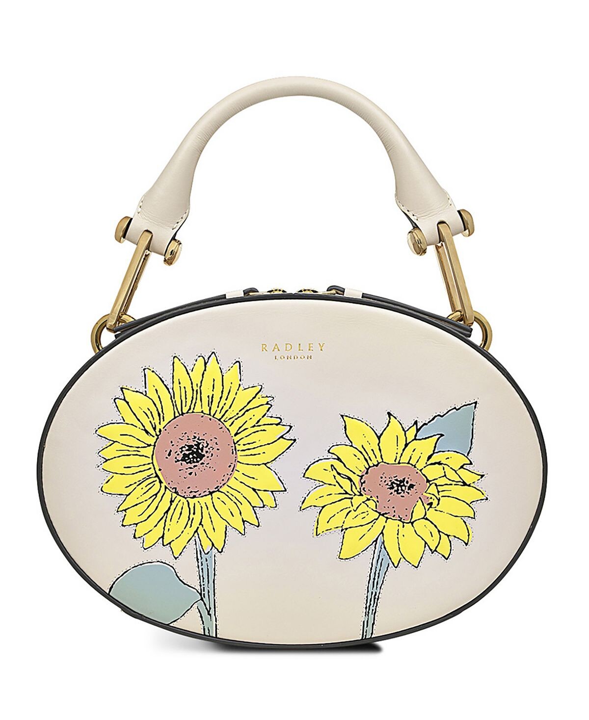 

Маленькая сумка-саквояж на молнии Basil Street Sunflowers Radley London