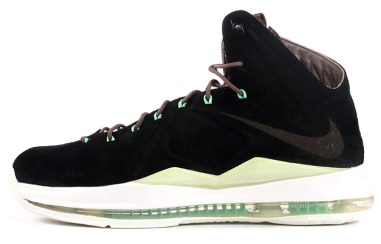 

Nike LeBron X EXT Черная замша Черный