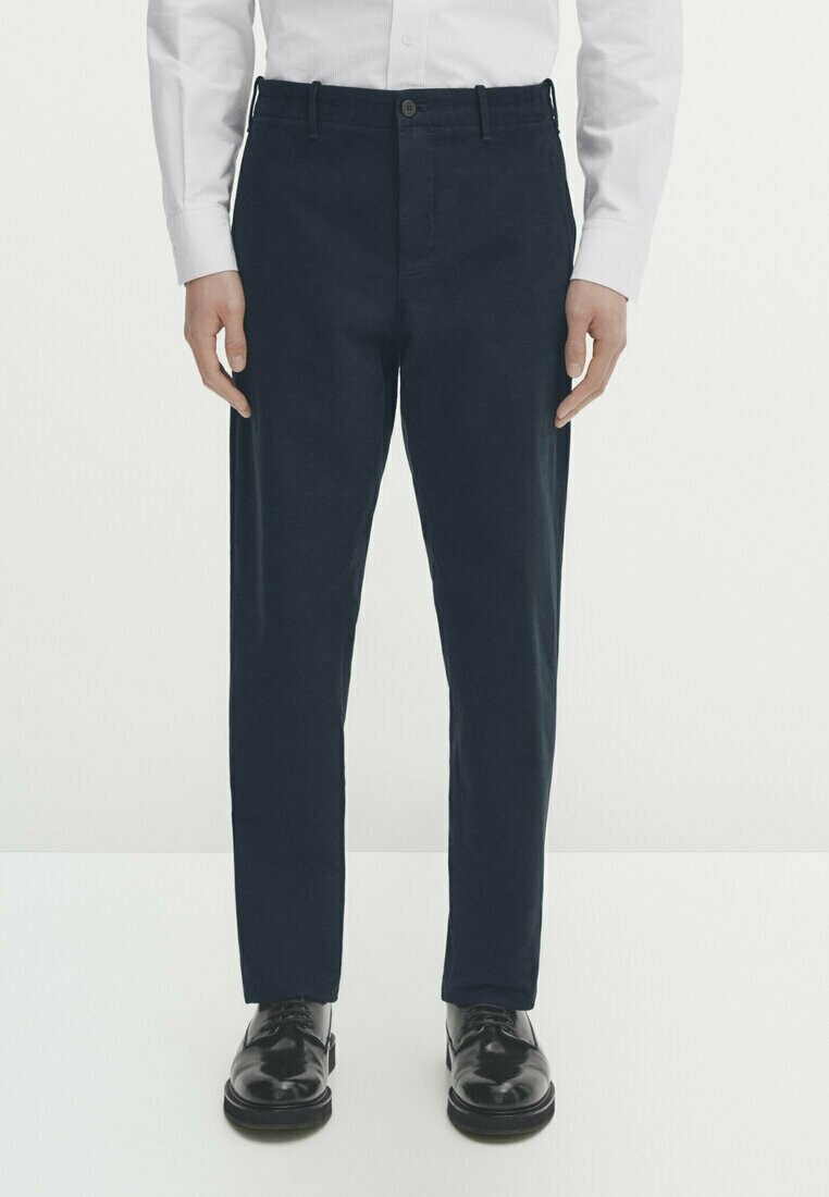 

Чиносы Micro Massimo Dutti, цвет dark blue