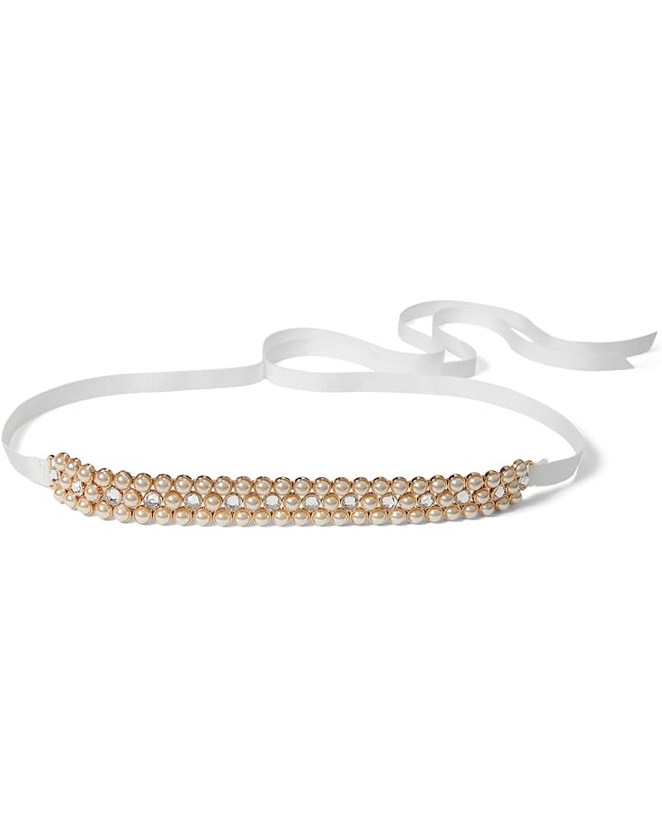 Ремень Kate Spade New York Pearl Bridal Belt, цвет White/Gold