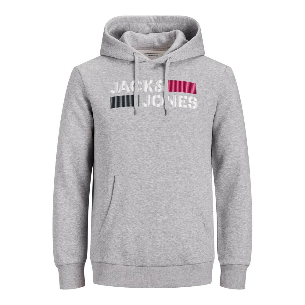 

Худи Jack & Jones Large Size Corp Logo, серый