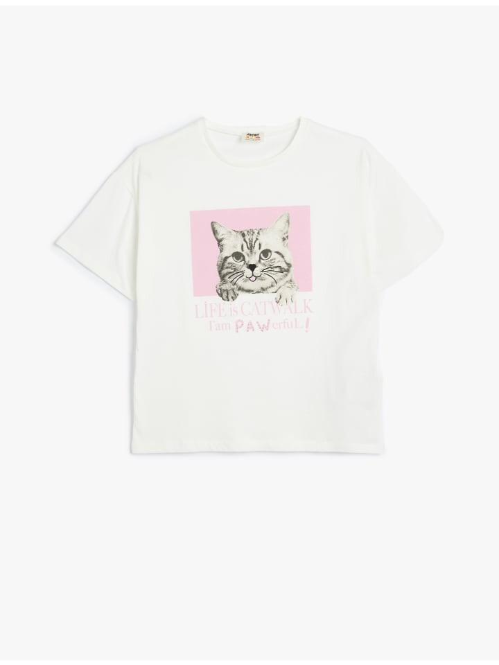 

Футболка KOTON T shirt, экрю