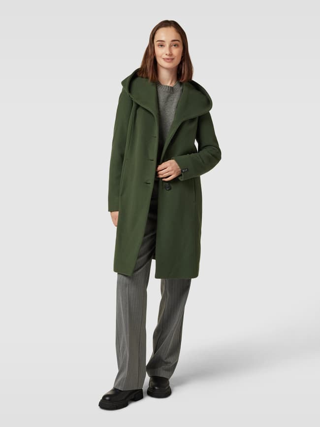 Пальто с капюшоном модель БЕЛЛА Milo Coats, темно-зеленый