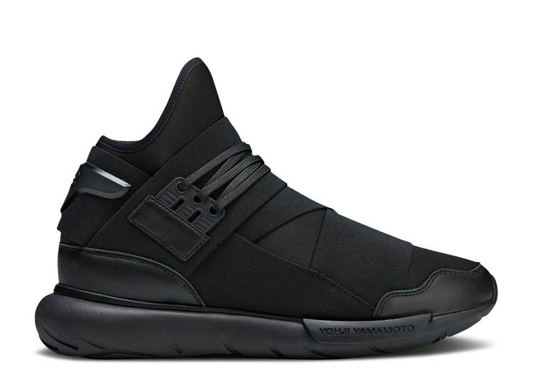 Кроссовки Adidas Y-3 QASA HIGH 'TRIPLE BLACK' 2023, черный кроссовки adidas y 3 qasa high triple white белый