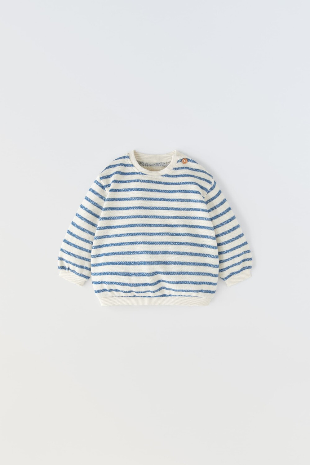 

Полосатый свитер Zara, синий