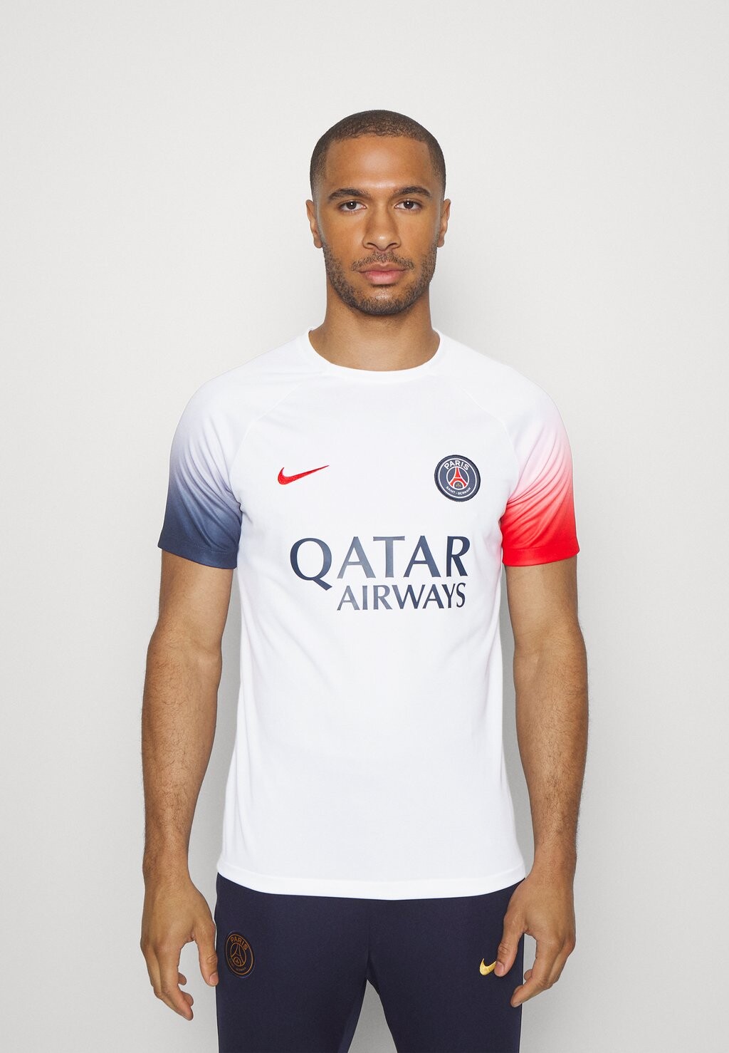 

Футболка с принтом PARIS ST GERMAIN PEMATCH AWAY Nike, белый/темно-синий/красный