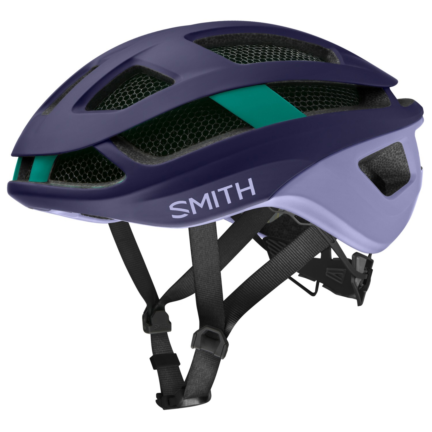 

Велосипедный шлем Smith Trace Mips, матовый индиго ирис джейд