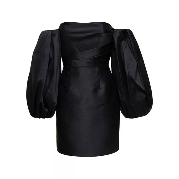 

Платье bella mini dress in twill Solace London, черный