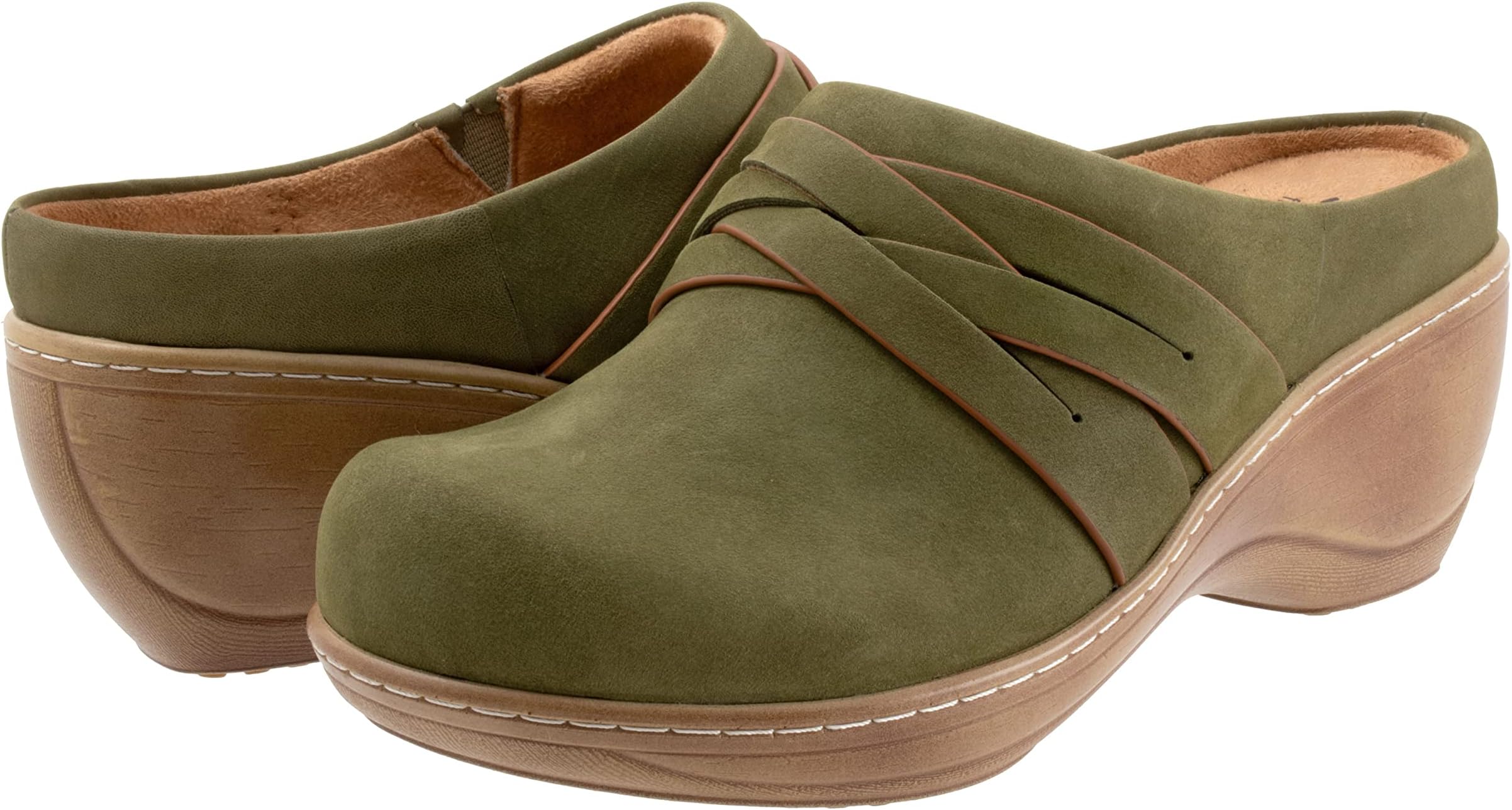 

Сабо Mackay SoftWalk, цвет Dark Olive Nubuck