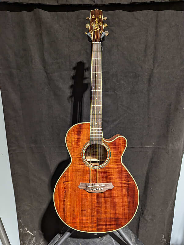 

Акустическая гитара Takamine EF508KC NEX w/ Cutaway Natural Gloss Acoustic Guitar w/ Semi-Hard Case